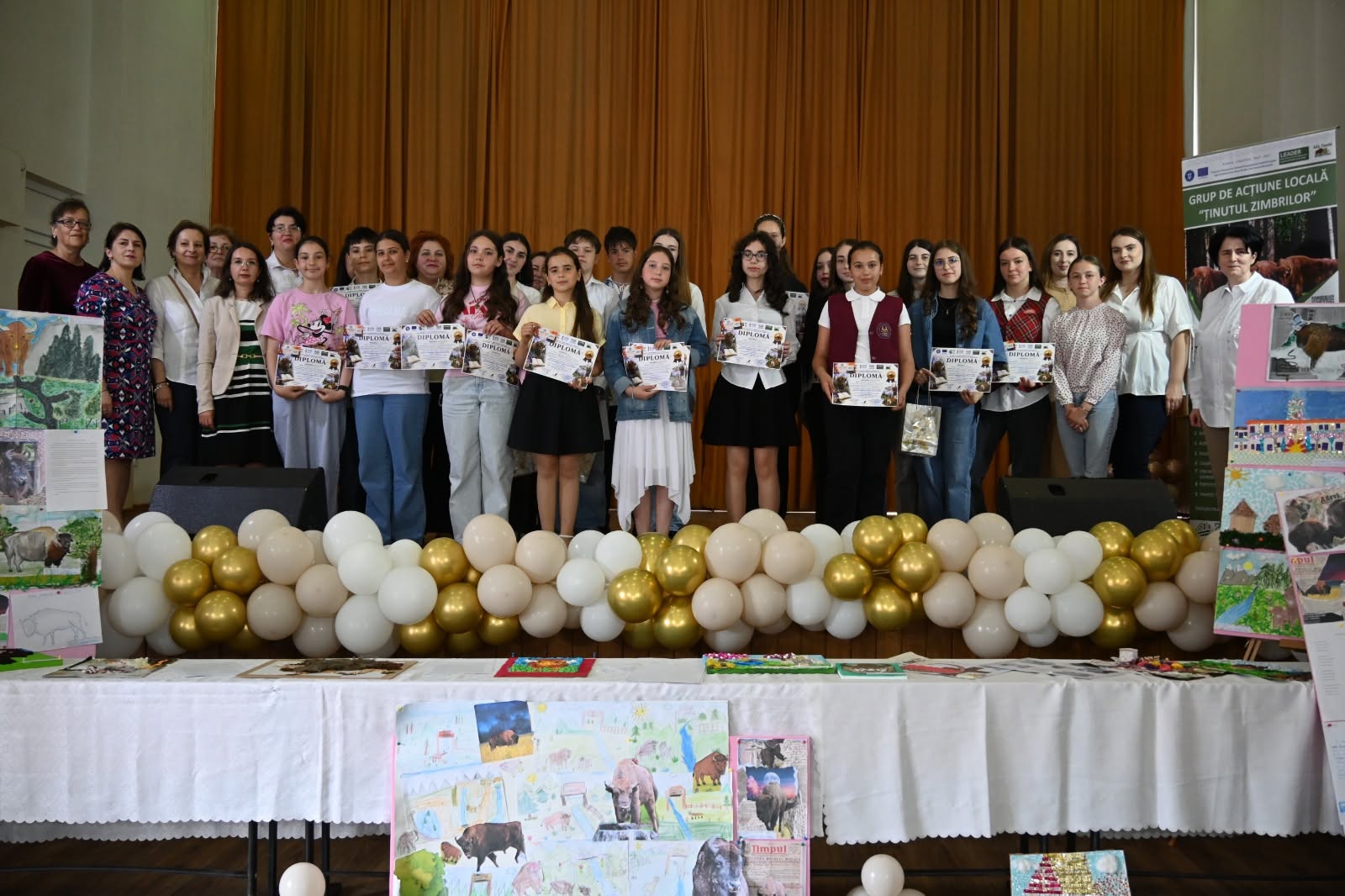 S-a încheiat cu succes festivitatea de premiere a concursului „Ținutul Zimbrilor prin ochi de copil” – Ediția a II-a!